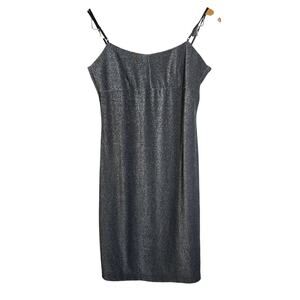 Size M/L – Vintage 1990s Shimmer Slip Dress by City Triangles